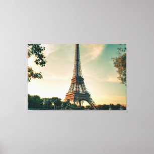 Lienzo Torre Eiffel arrojar almohada