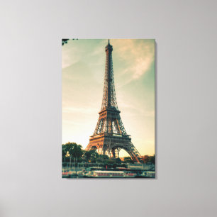 Lienzo Torre Eiffel arrojar almohada