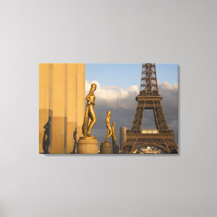 Lienzo Torre Eiffel desde el Palais de Chaillot, París,