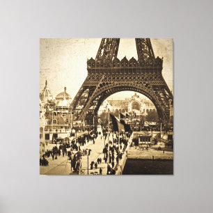 Lienzo Torre Eiffel en la Exposición Universal 1900