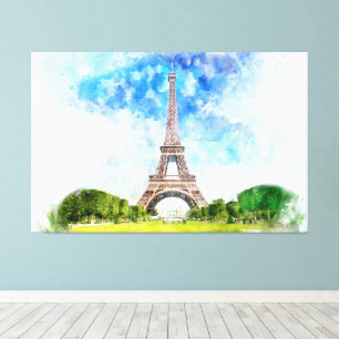Lienzo Torre Eiffel en París nr1
