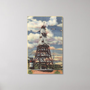 Lienzo Torre principal, planta de mezcla, presa de Shasta