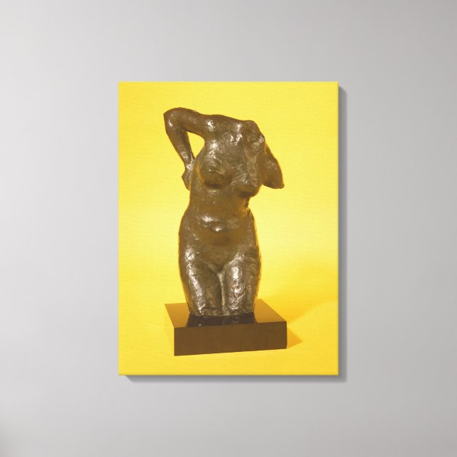 Lienzo Torso (bronce) (Anverso)