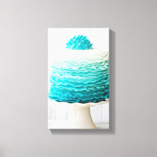 Lienzo Torta del volante de Ombre