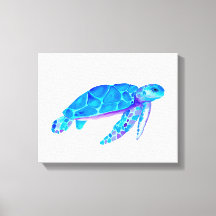 Tortuga azul acuática