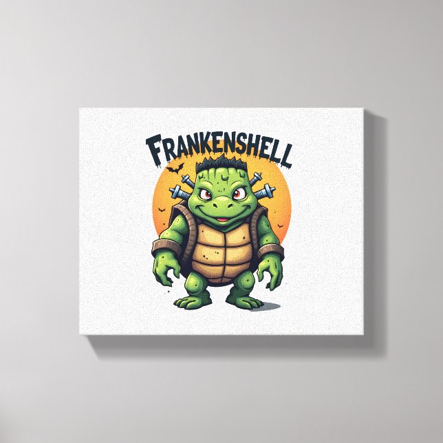 Lienzo Tortuga Frankenshell (Anverso)