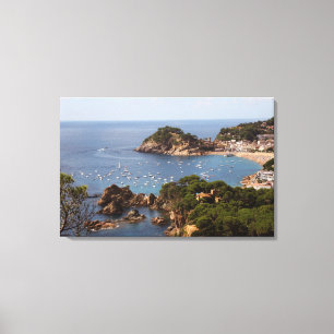 Lienzo TOSSA DE MAR. Localidad en la Costa Brava.