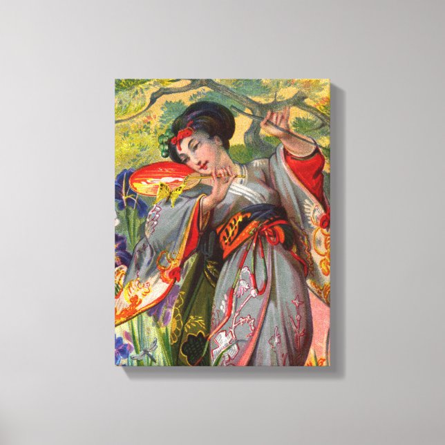 Lienzo Touch de mariposa (Anverso)