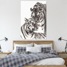 Touch - Pintura de tigre original a mano