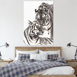 Lienzo Touch - Pintura de tigre original a mano
