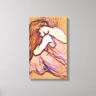 Lienzo Toulouse-Lautrec - Cabello de Peinado de Mujer