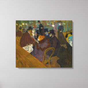 Lienzo Toulouse-Lautrec - En el Rouge