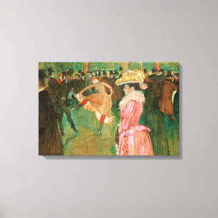 Lienzo Toulouse-Lautrec - En el Rouge, El Baile