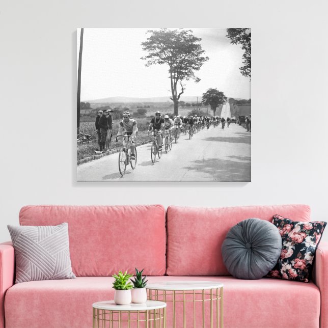 Lienzo Tour de Francia Fase 1 Francois Faillu lidera el n (Insitu (Sala de estar))