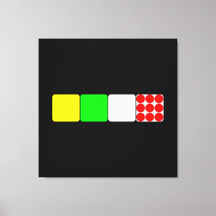 Lienzo Tour de Francia Jerseys 2 Canvas en negro