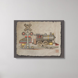 Lienzo Toy Electric Train