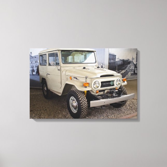 Lienzo Toyota Land Cruiser BJ40 (Anverso)
