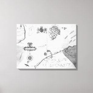 Lienzo Trace No.10 que muestra la ruta de la flota de la