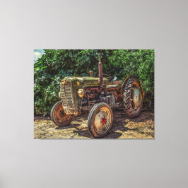 Lienzo Tractor de antigüedades