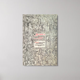 Lienzo Traducción inglesa de Titlepage del grande