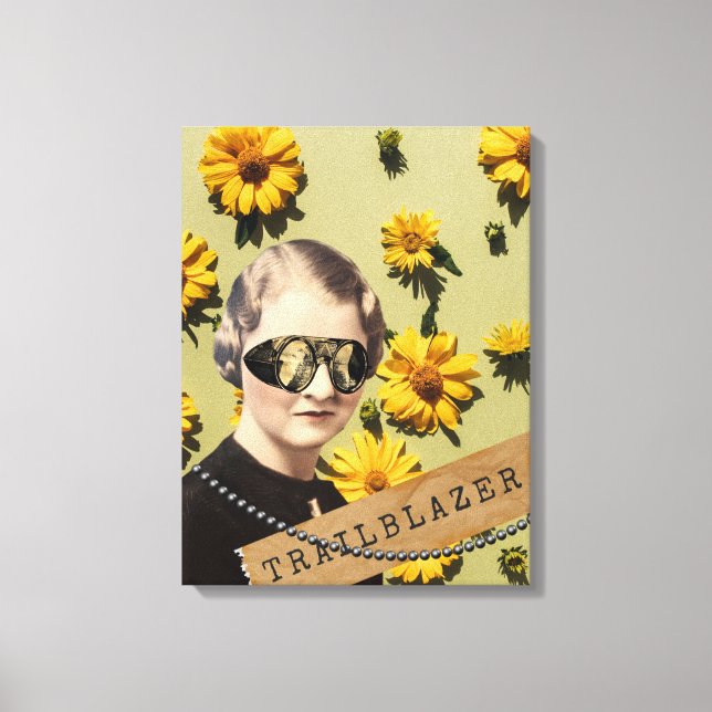 Lienzo Trailblazer Daisies Kitsch (Anverso)