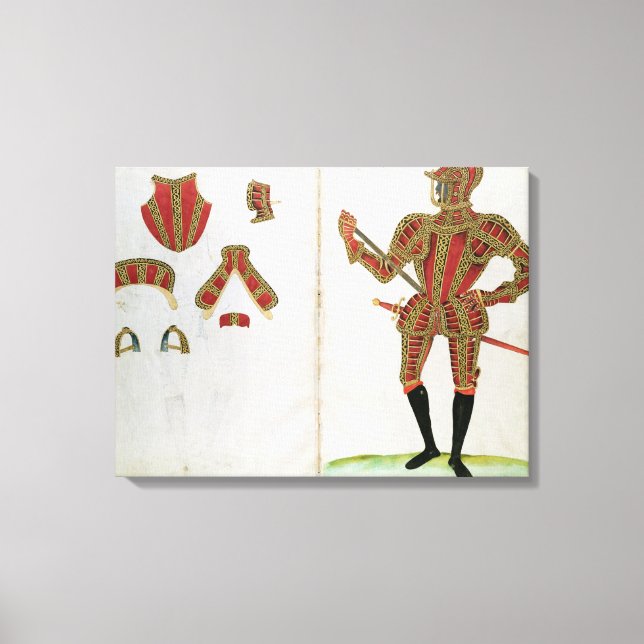 Lienzo Traje de armas para Lord Compton, de 'An Elizabeth (Anverso)