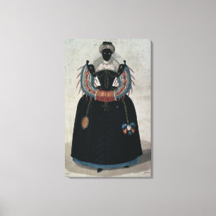 Lienzo Traje de mascarada en el estilo de Enrique III