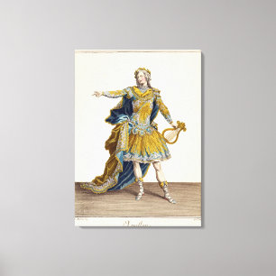 Lienzo Traje para Apolo en la ópera "Phaethon", engrav