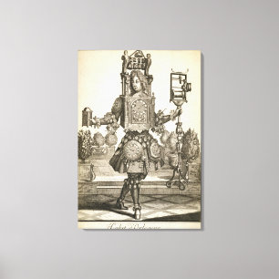 Lienzo Traje para un fabricante del reloj, pub. por