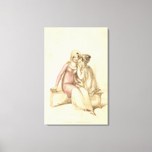 Lienzo Trajes de la tarde, de la "promenade" o de la