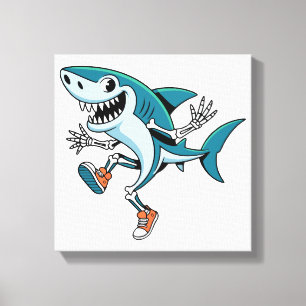 Lienzo Tralero Tralala SkeleBoo Diseño de Halloween