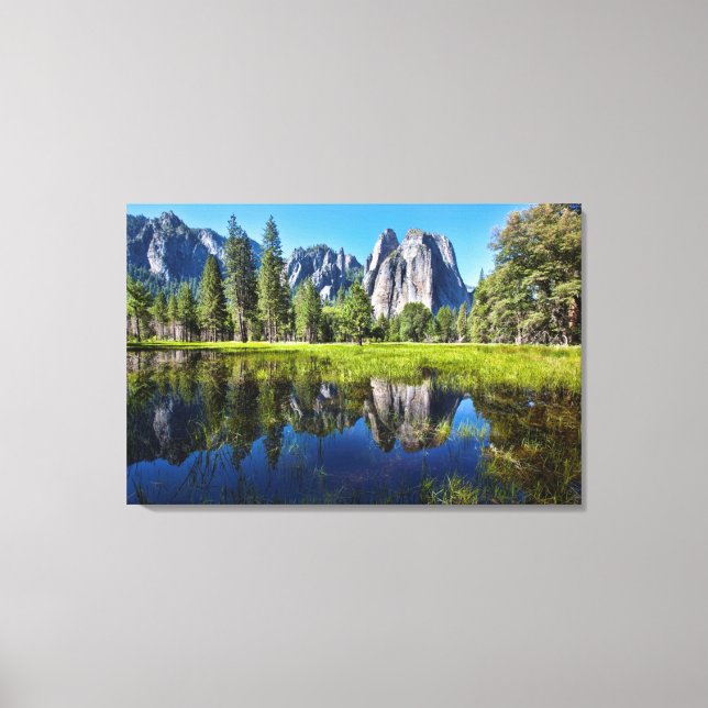 Lienzo Tranquilidad En Yosemite (Anverso)