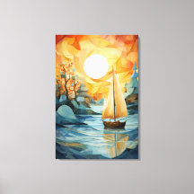 Tranquilidad otoñal: caída abstracta de acuarela