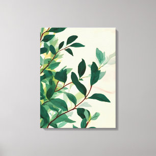 Lienzo Tranquilidad verde