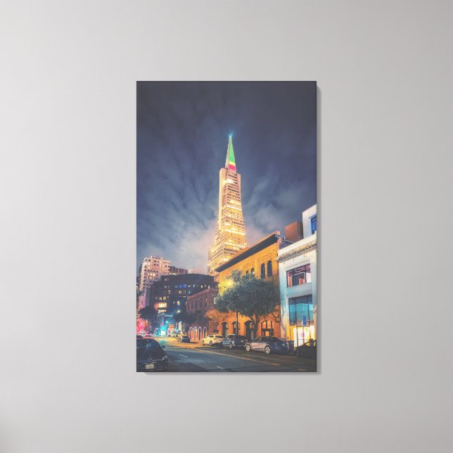 Lienzo TransAmerica ilustrado (Anverso)