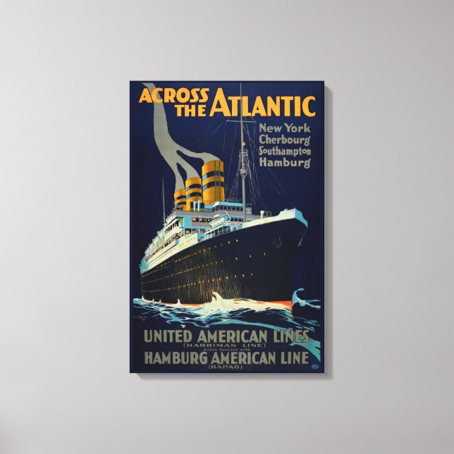 LIENZO TRANSATLÁNTICO EUROPA AMÉRICA (Anverso)