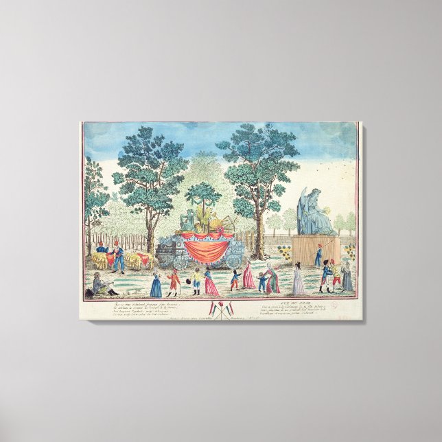 Lienzo Transformación del carro de la agricultura (Anverso)