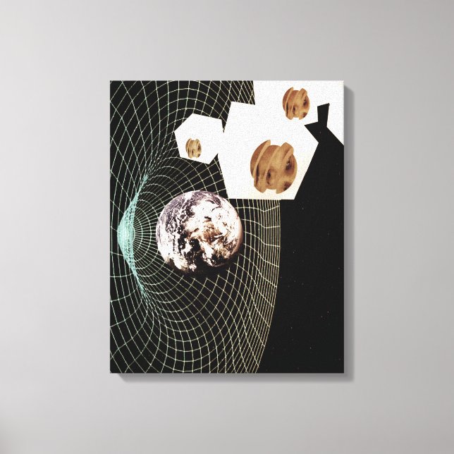 Lienzo Transición a otra dimensión (Anverso)