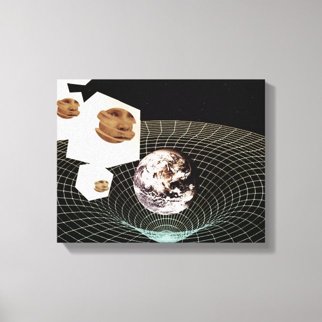 Lienzo Transición a otra dimensión (Anverso)