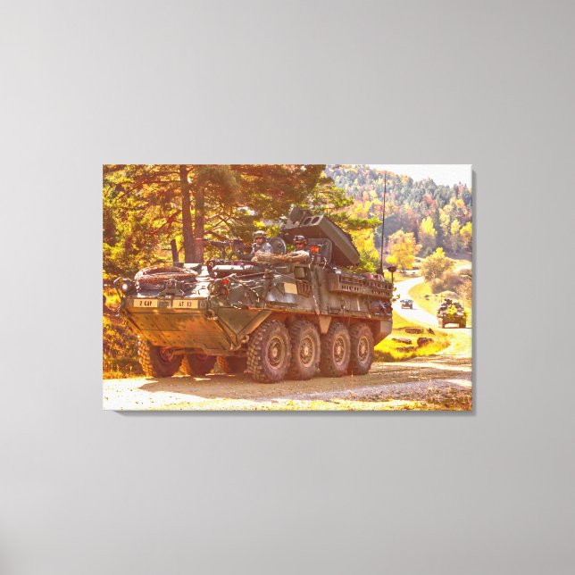 Lienzo TRANSPORTE DE PERSONAL ARMADO - 24x36 (Anverso)