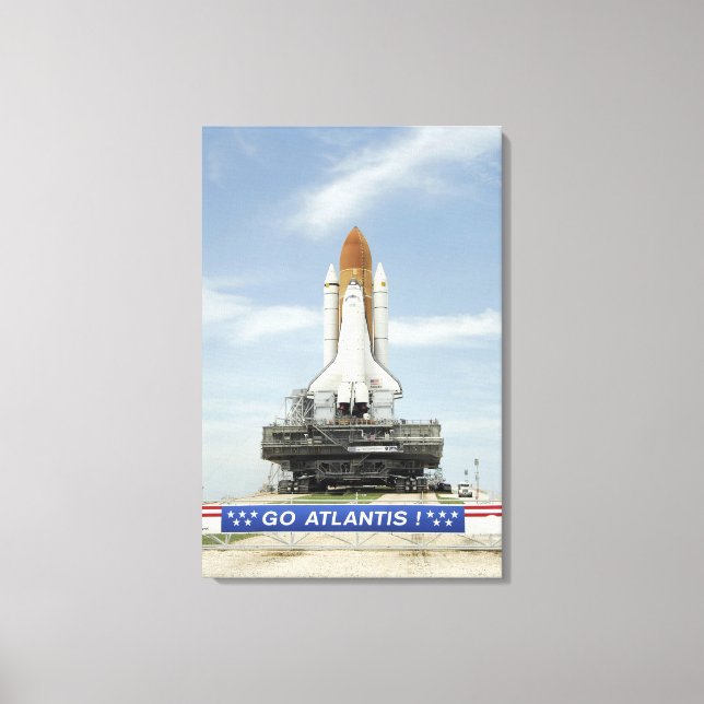 Lienzo Transporte espacial Atlantis (Anverso)