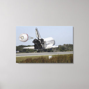 Lienzo Transporte espacial Atlantis despliega su tubo de