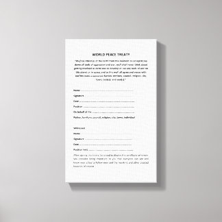 Lienzo Tratado Mundial de la Paz de Keshe