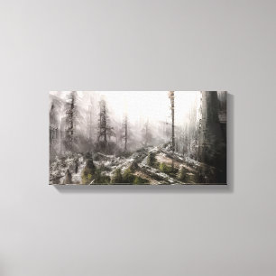 Lienzo Travesías de montaña