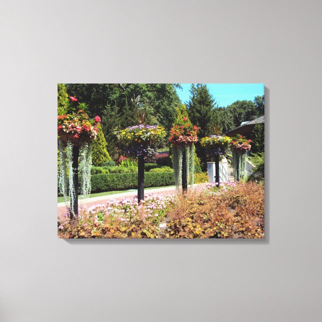 Lienzo Trayectoria del jardín (Anverso)