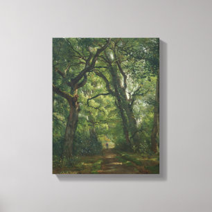 Lienzo Trayectoria en el bosque, 1864