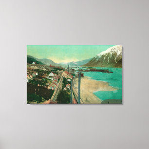 Lienzo Treadwell, AK y Douglas City y Juneau en