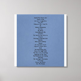 Lienzo Tremendo sueño