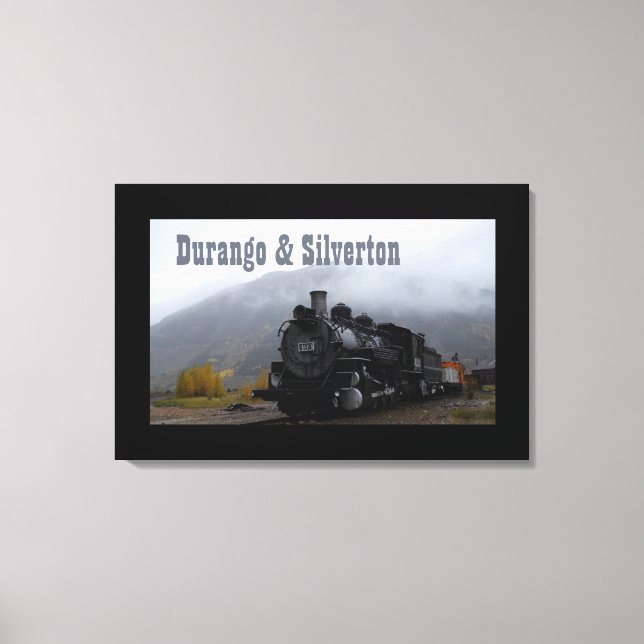 Lienzo Tren de Durango y Silverton (Anverso)
