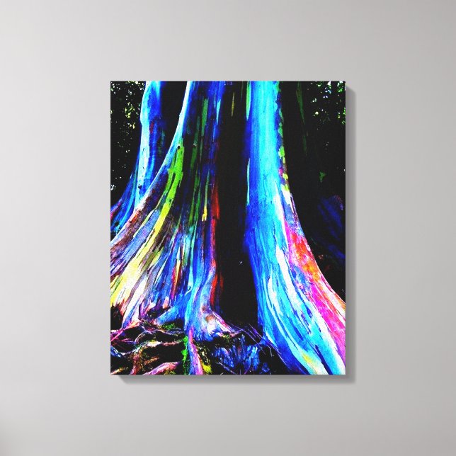 LIENZO TREN DE EUCALYPTUS RAINBOW (Anverso)